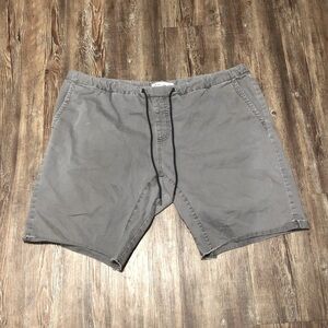 The Rail Shorts Men's XL Gray Athletic Drawstring Cut Off Casual Activewear